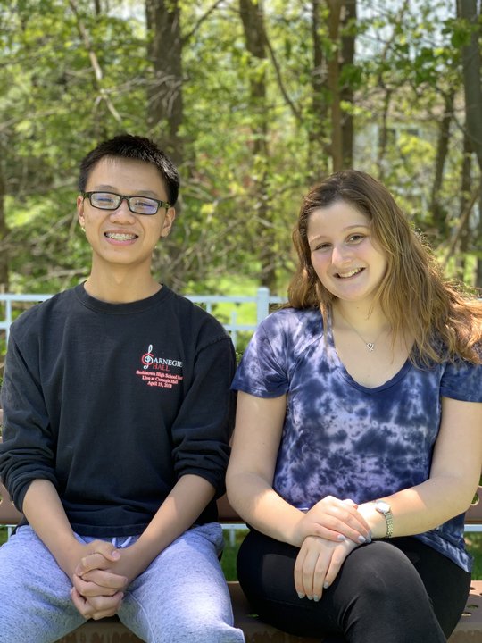 2019 Finalists Kevin Chen and Alexa Knee