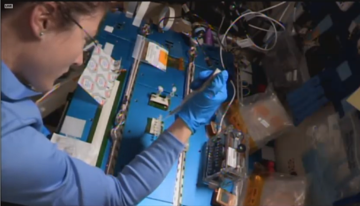 nasa astronauts space gene technology first